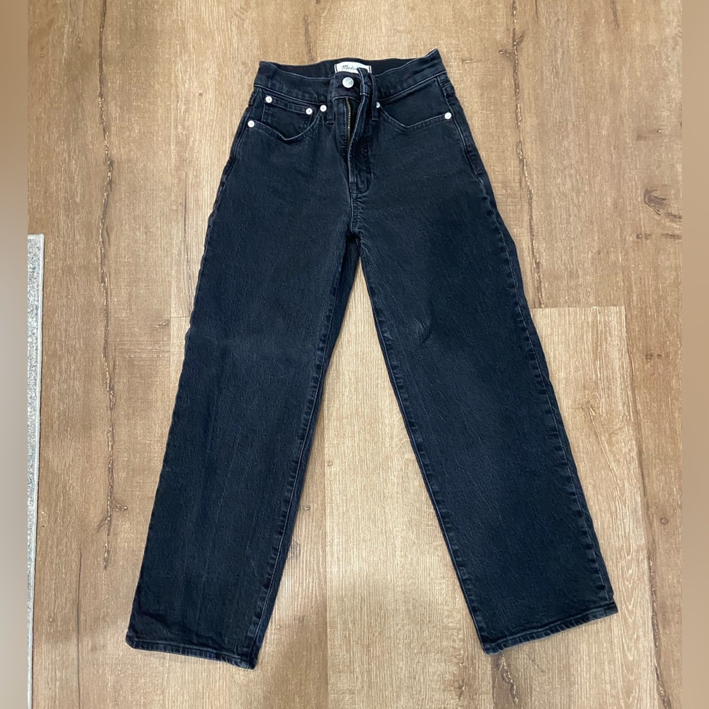 Madewell perfect vintage wide leg crop Jean